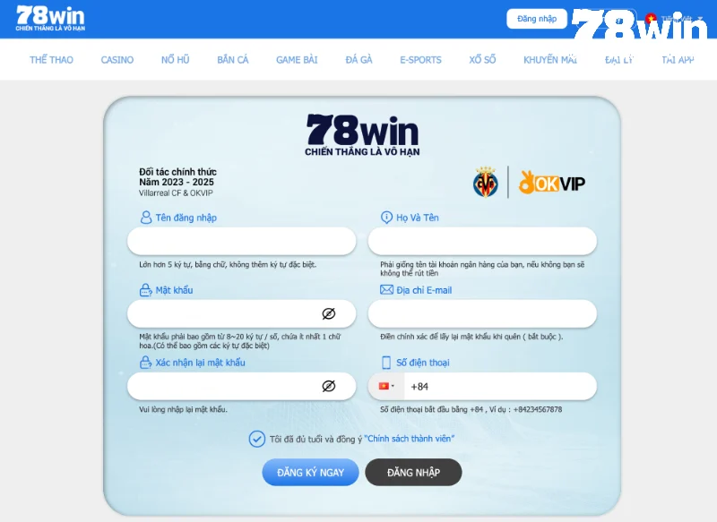 Tại sao cần đăng ký 78WIN?