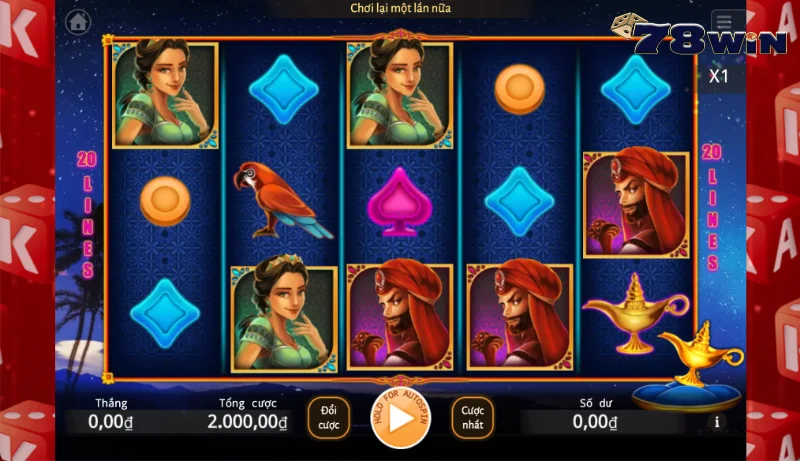 Cao thủ chia sẻ 2 mẹo cược Aladdin 78win thắng lợi